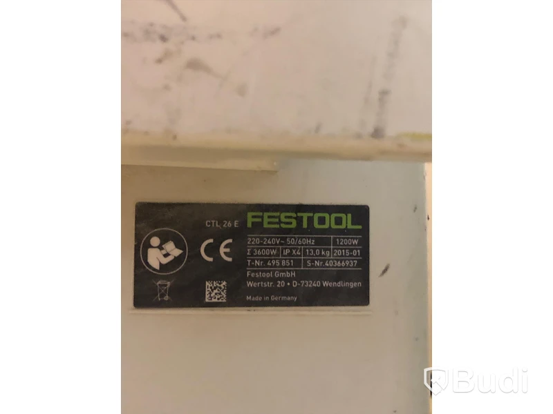 Festool dammsugare CTL 26 E, med extra tillbehör