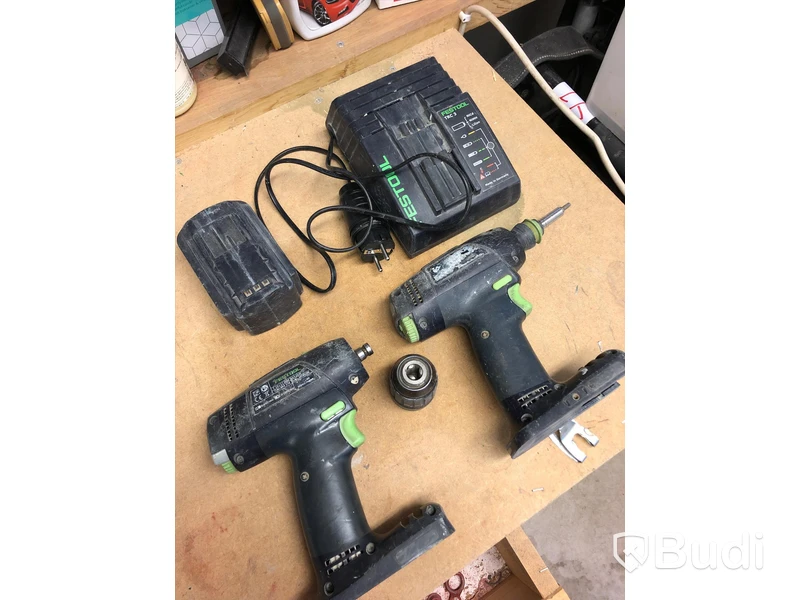 festool skruvdragare med 1st batteri och laddare