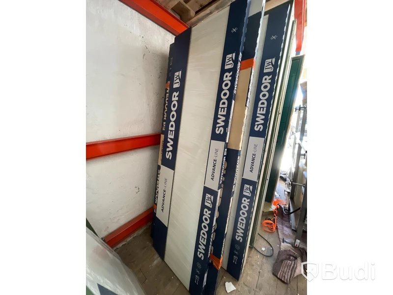 Dörr - SWEDOOR Stable Glat Fiber, vit 625x2040x40 mm