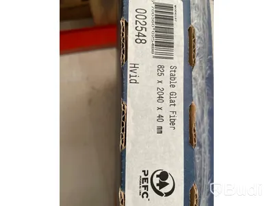 Dörr - SWEDOOR Stable Glat Fiber, vit 625x2040x40 mm