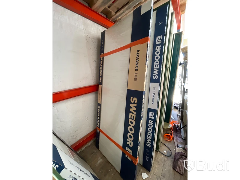 Dörr - SWEDOOR Stable Glat Fiber, vit 625x2040x40 mm