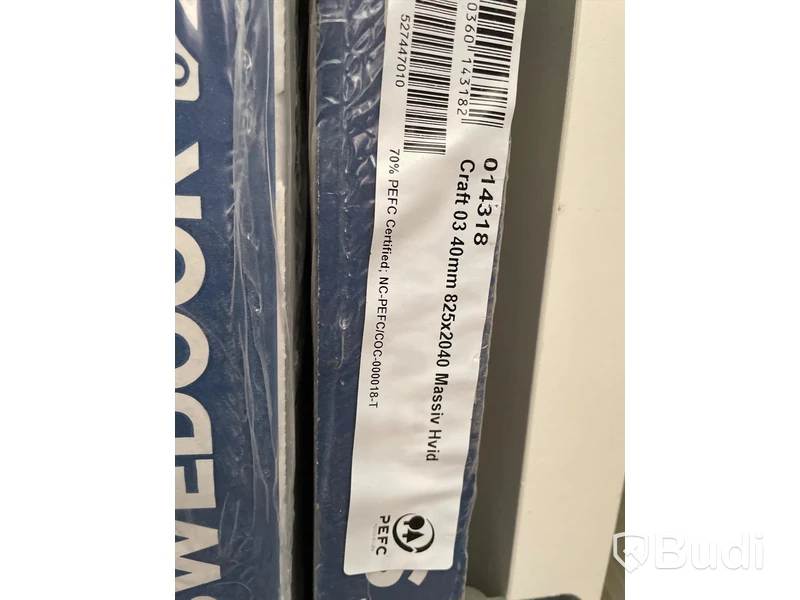 Dörr - SWEDOOR Craft 03, vit 825x2040x40 mm