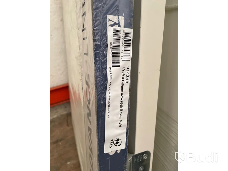 Dörr - SWEDOOR Craft 03, vit 825x2040x40 mm