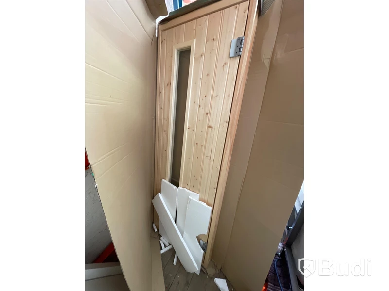 Bastudörr med glas 70x191 cm