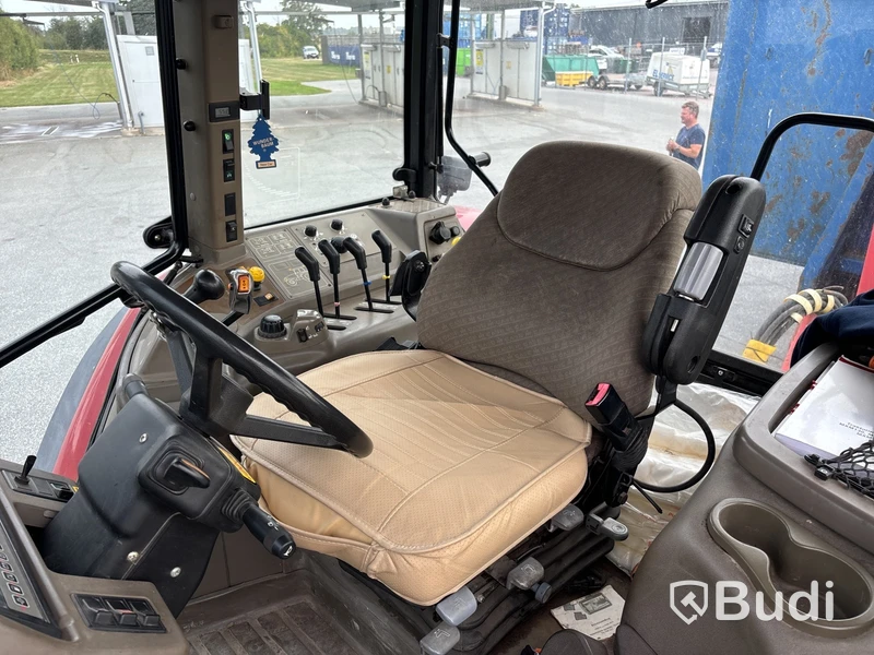 Traktor Case MXM 155 |2295h | 2005 & lastväxlarvagn med flak Bigab 15-19 | 2007