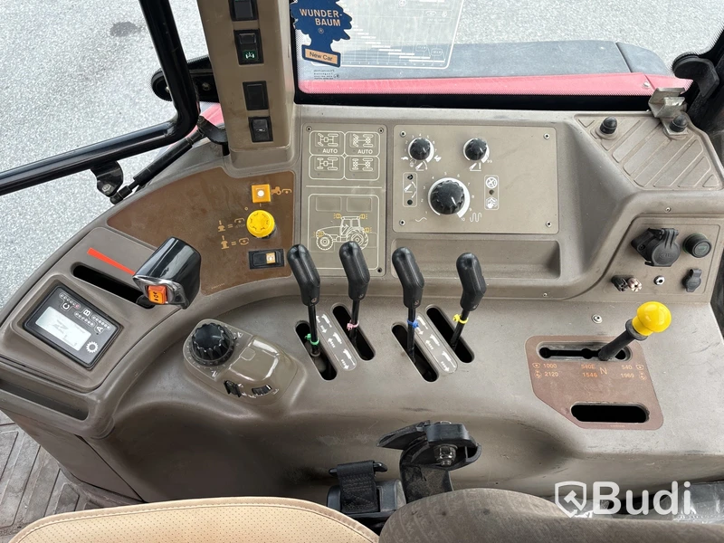 Traktor Case MXM 155 |2295h | 2005 & lastväxlarvagn med flak Bigab 15-19 | 2007