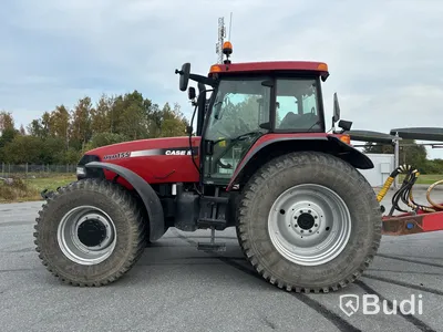 Traktor Case MXM 155 |2295h | 2005 & lastväxlarvagn med flak Bigab 15-19 | 2007