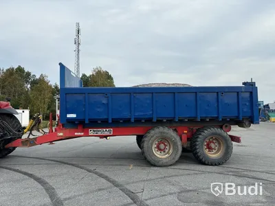 Traktor Case MXM 155 |2295h | 2005 & lastväxlarvagn med flak Bigab 15-19 | 2007