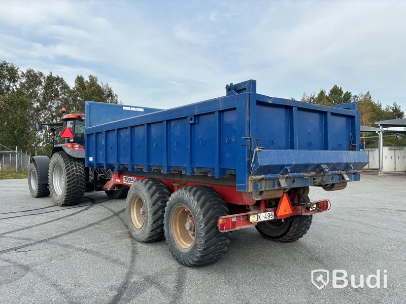 Traktor Case MXM 155 |2295h | 2005 & lastväxlarvagn med flak Bigab 15-19 | 2007