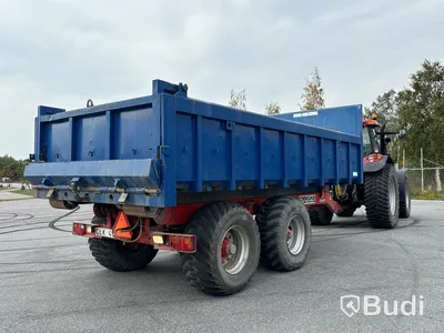 Traktor Case MXM 155 |2295h | 2005 & lastväxlarvagn med flak Bigab 15-19 | 2007