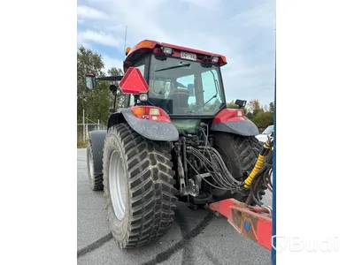 Traktor Case MXM 155 |2295h | 2005 & lastväxlarvagn med flak Bigab 15-19 | 2007