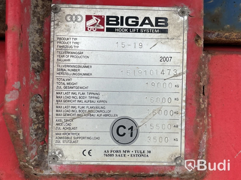 Traktor Case MXM 155 |2295h | 2005 & lastväxlarvagn med flak Bigab 15-19 | 2007