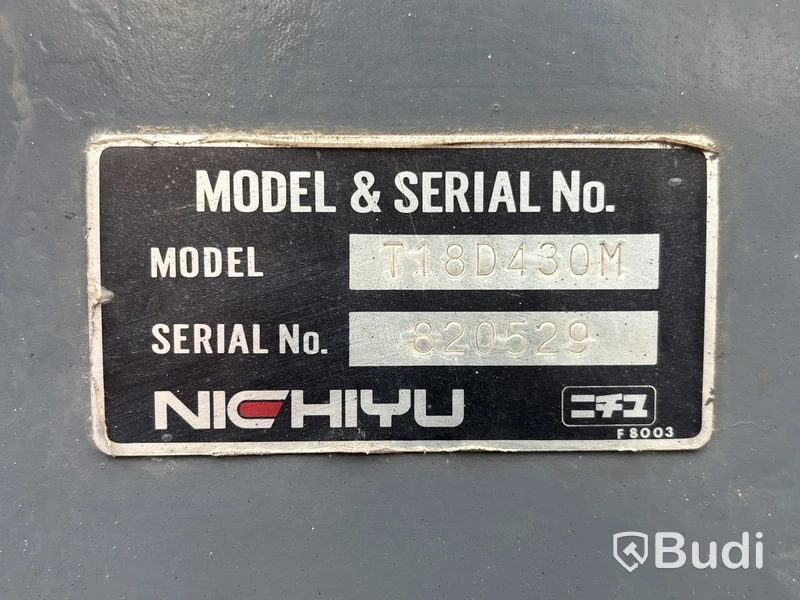 Motviktstruck Nichiyu FBT18P | 1140h | 1998