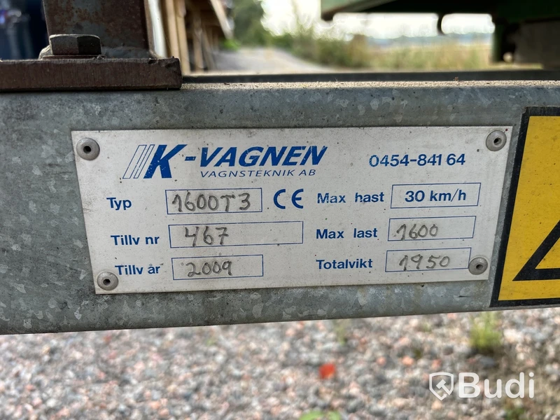 Lövsug K-vagnen 1600T3 | 2009