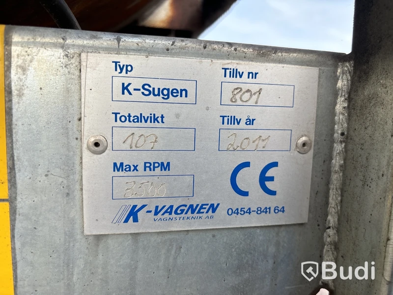 Lövsug K-vagnen 1600T3 | 2009