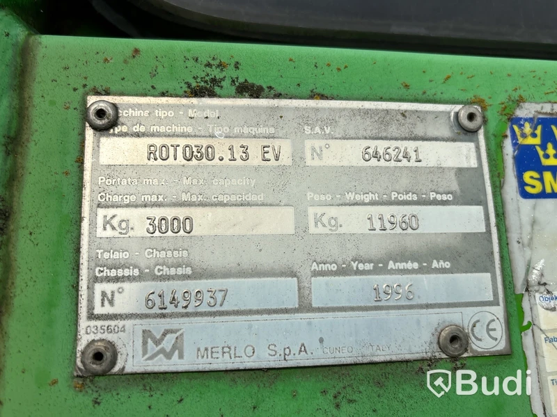 Teleskoplastare Merlo Roto 30.13 EV | 14472h | 1996