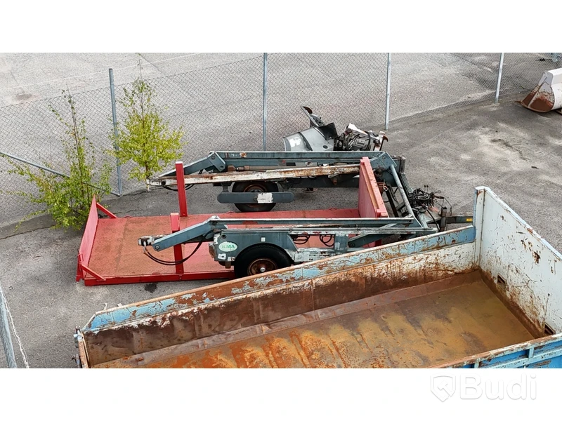 Växlarvagn KMA | flak | container | 1990