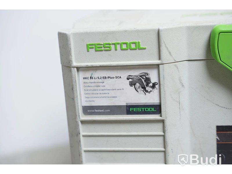 Cirkelsåg batteridriven - HKC 55, Festool. Inkl. batteri och laddare.