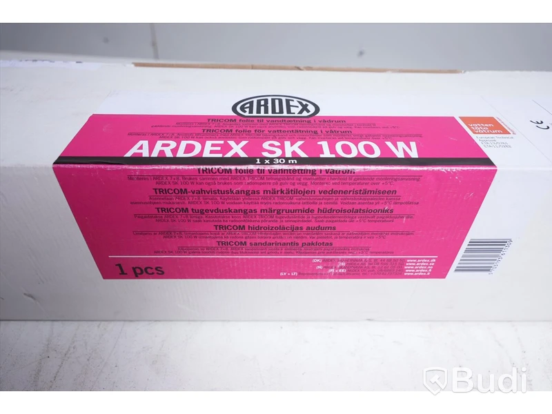 Tätskikt tricomduk - SK 100 W, Ardex. Längd okänd.