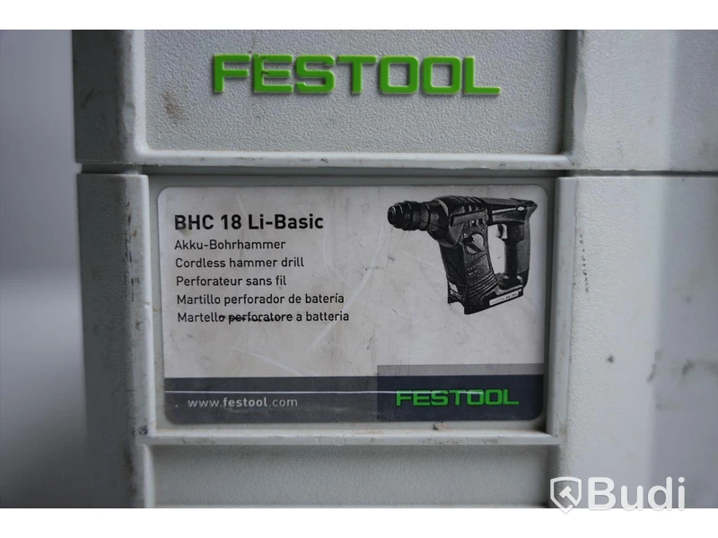 Borrhammare - FESTOOL  BHC 18 ink batteriladdare