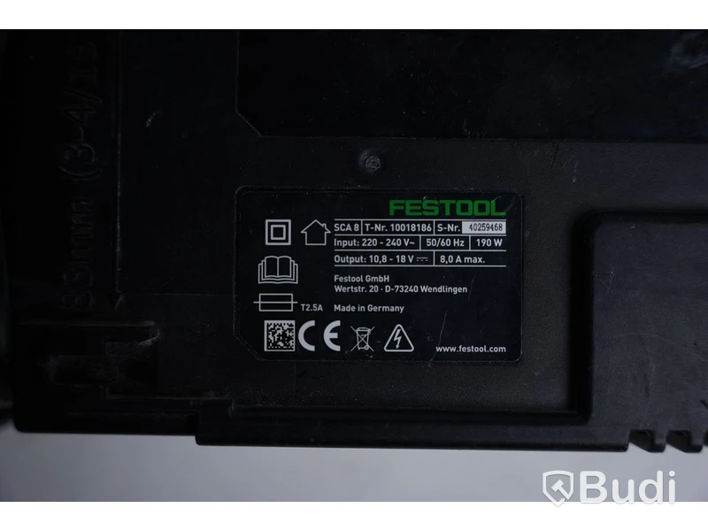 Borrhammare - FESTOOL  BHC 18 ink batteriladdare