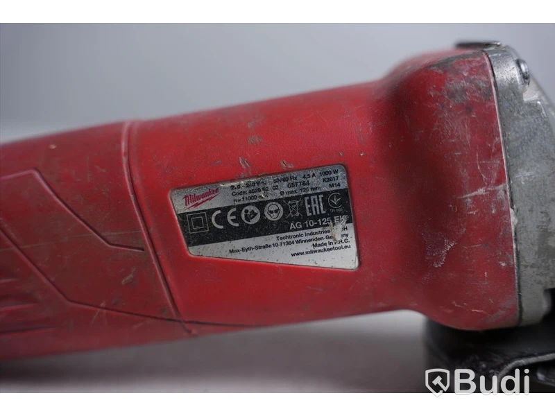 Vinkeslip - Milwaukee AG 10-125 EK