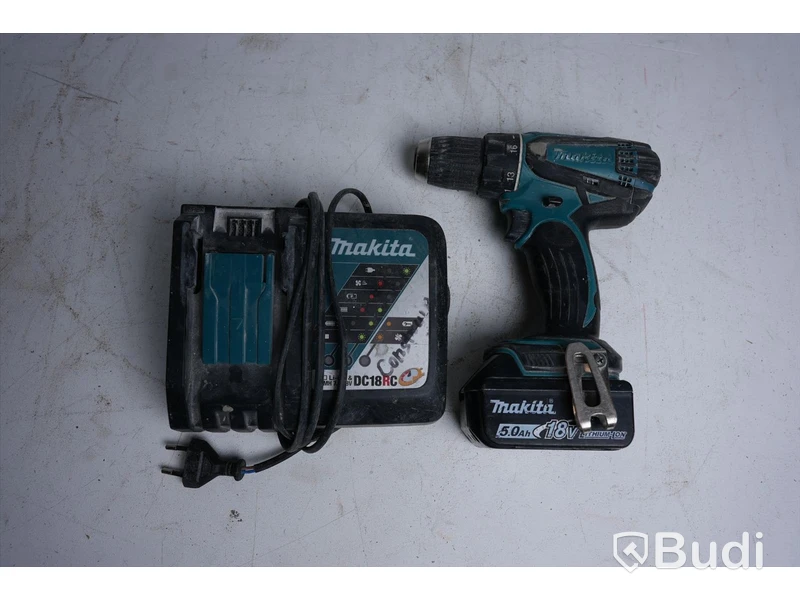 Skruvdragare -Makita BDF456 ink. batteri och batteriladdare