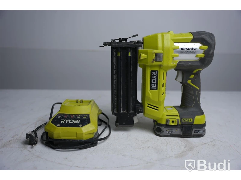 Spikpistol - RYOBI R18N18G ink batteri och batteriladdare