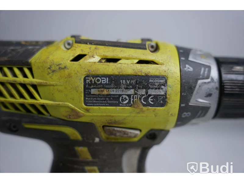 Skruvdragare - RYOBI RCD1802 ink batteri och batteriladdare