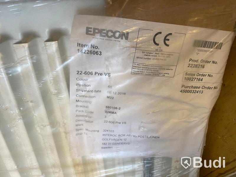 Container 20 fot samt alla inventarier - el indragen