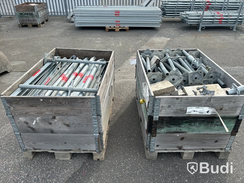 Altrad Assco Byggställning 354m2 - Modul Stål, inkl trappor