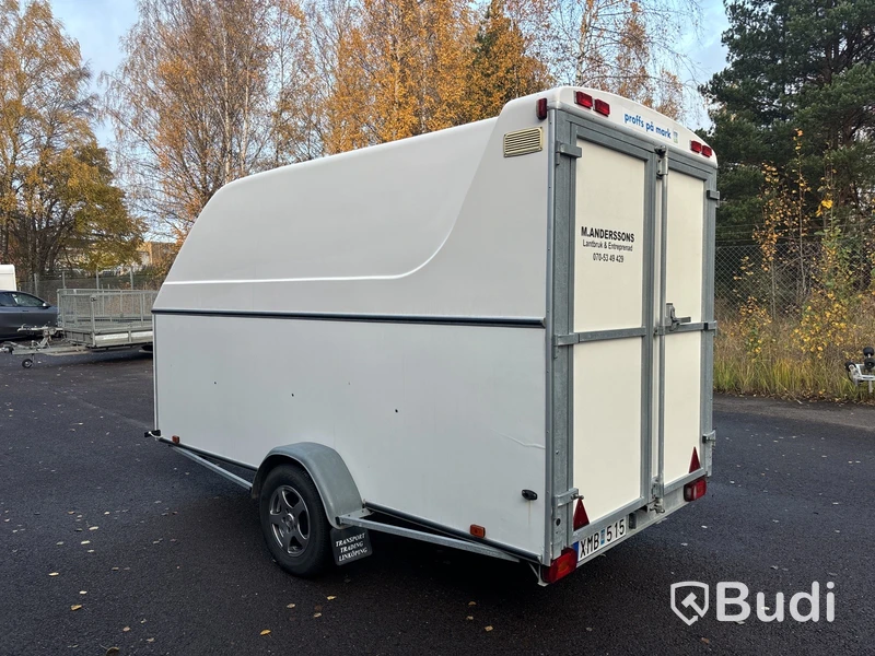 Bromsat skåpsläp Rekotrailer | 1300 kg | 2006