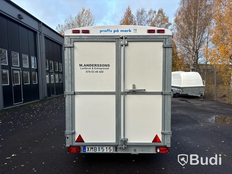 Bromsat skåpsläp Rekotrailer | 1300 kg | 2006