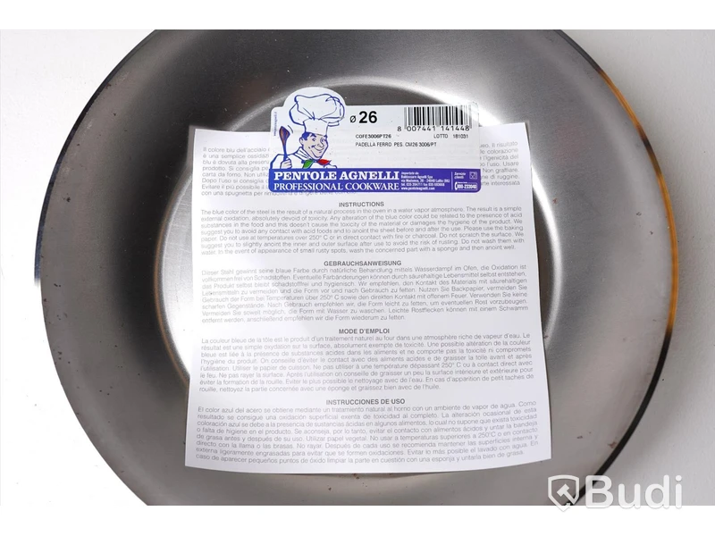 Stekpanna 3st - Pentole Agnelli Professional Cookware