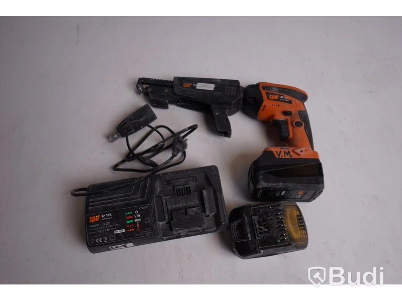 Gipsskruvdragare Spit P18 LITHIUM samt spit speed P55, laddare och extra batteri