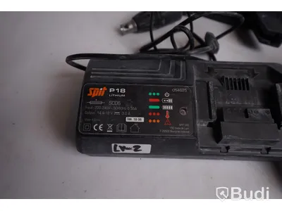 Gipsskruvdragare Spit P18 LITHIUM samt spit speed P55, laddare och extra batteri