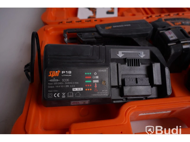 Gipsskruvdragare Spit P18 LITHIUM samt spit speed P55, laddare och extra batteri
