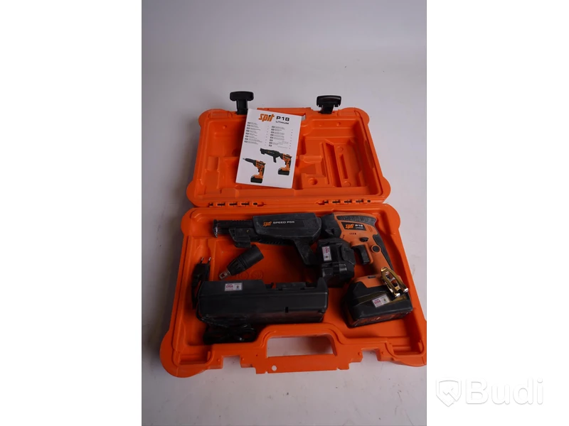 Gipsskruvdragare Spit P18 LITHIUM samt spit speed P55, laddare och extra batteri