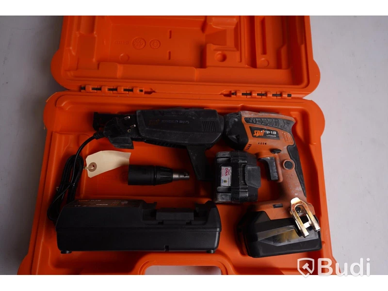 Gipsskruvdragare Spit P18 LITHIUM samt spit speed P55, laddare och extra batteri