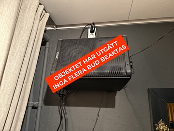 5 st. Högtalare, QSC- OBJEKTET HAR UTGÅTT