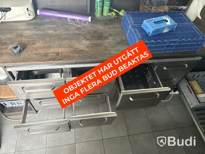 Rostfri kylbänk