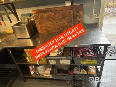 Rostfri diskbänk