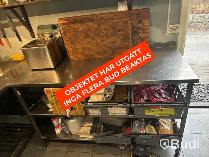 Rostfri diskbänk