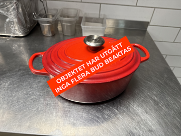 Gjutjärnsgryta, Le Creuset - OBJEKTET HAR UTGÅTT