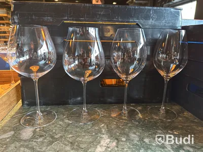 Stort parti med dryckesglas, Riedel med flera