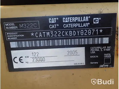 Caterpillar M322c Materialhanterare