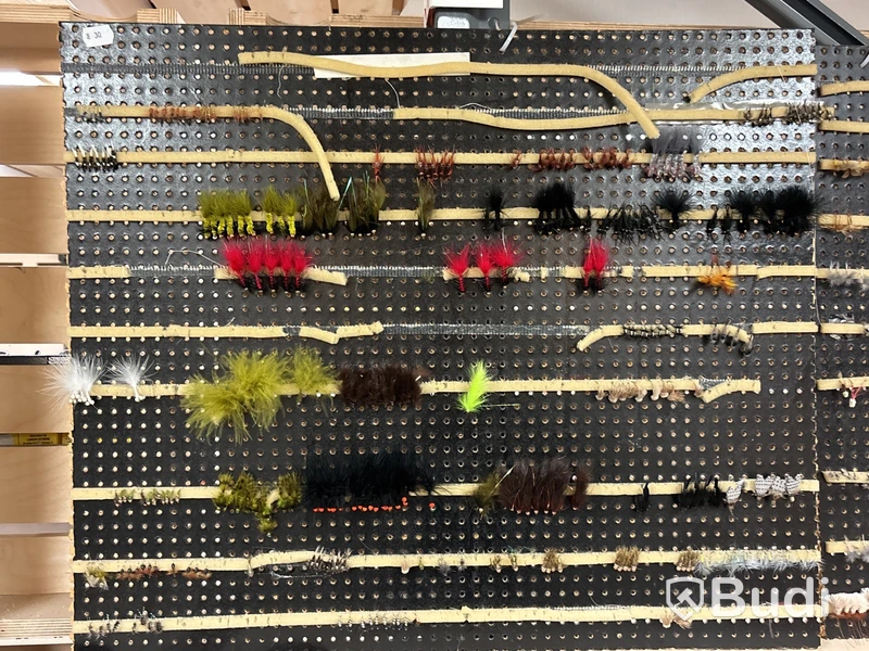 Parti flugor & flugbindningsmaterial