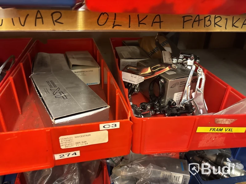 Parti reservdelar till cyklar