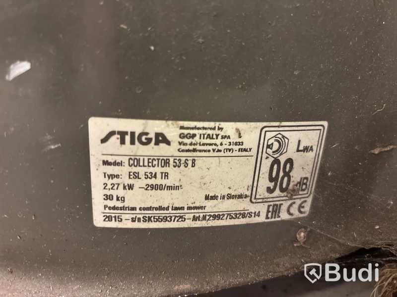Gräsklippare Stiga Collector 53 S B - okänt skick
