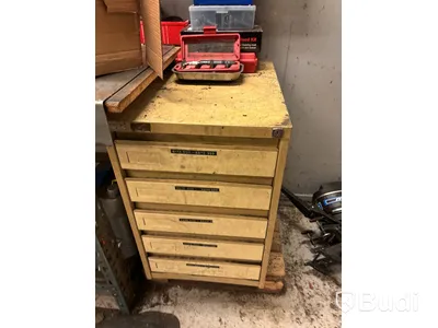 Verkstadsbänk med verktyg & tillbehör